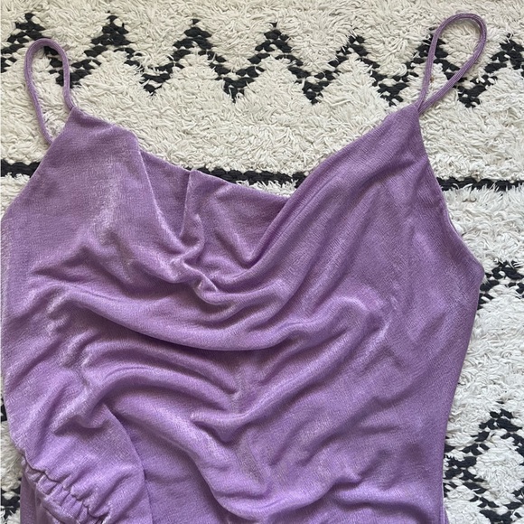 Bardot Kinsley Ruched Asymmetrical-Hem Dress - Picture 4 of 5